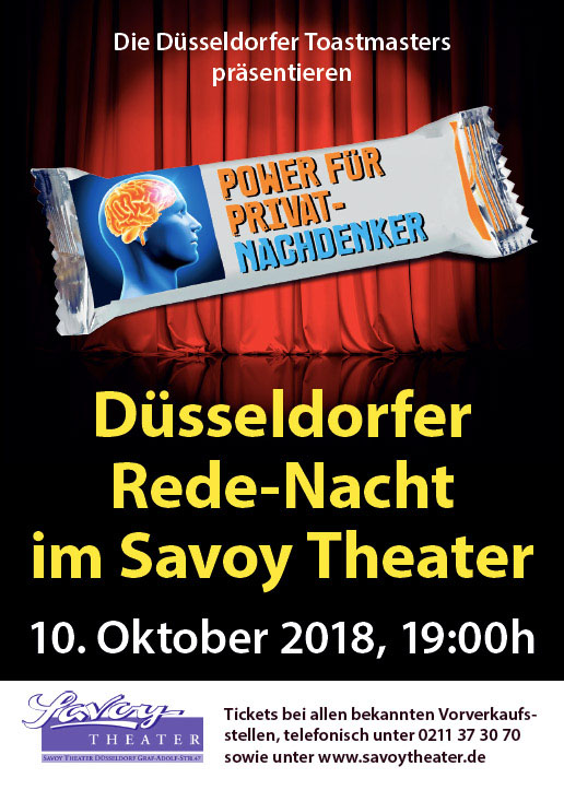DTM Flyer Savoy Theater DIN A6 - Front